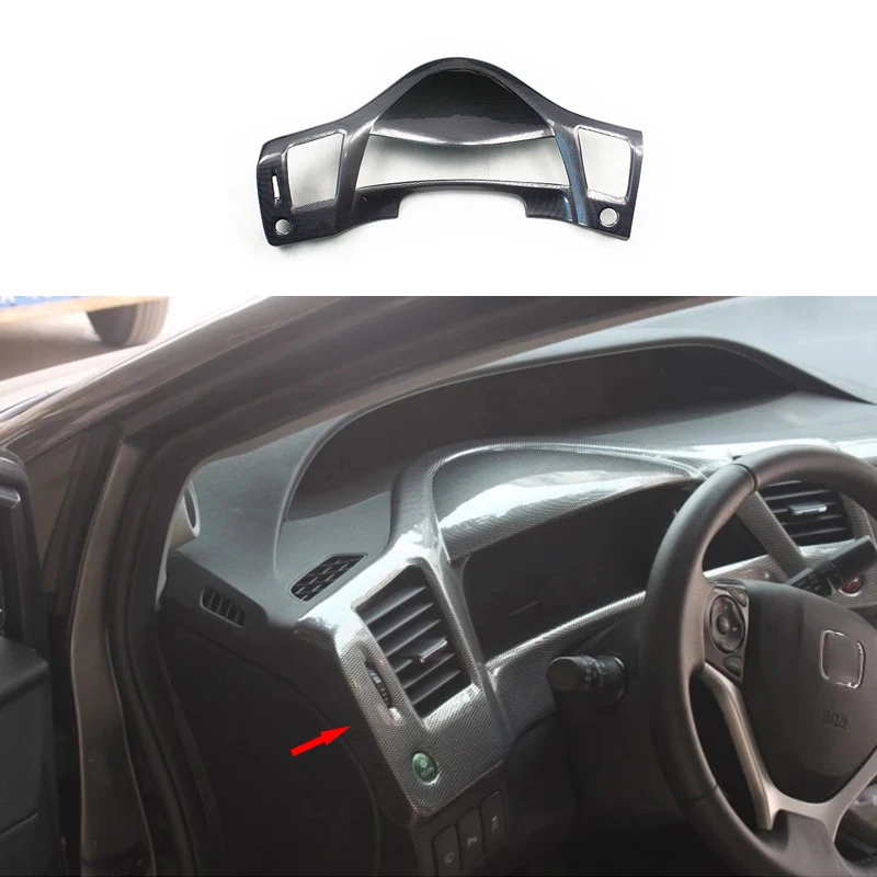 Carbon Fiber Color Drive Side Instrument Front Dashboard Dec Frame Cover Trim For Honda Civic 2012
Carbon Fiber Color Drive Side Instrument Front Dashboard Dec Frame Cover Trim For Honda Civic 2012