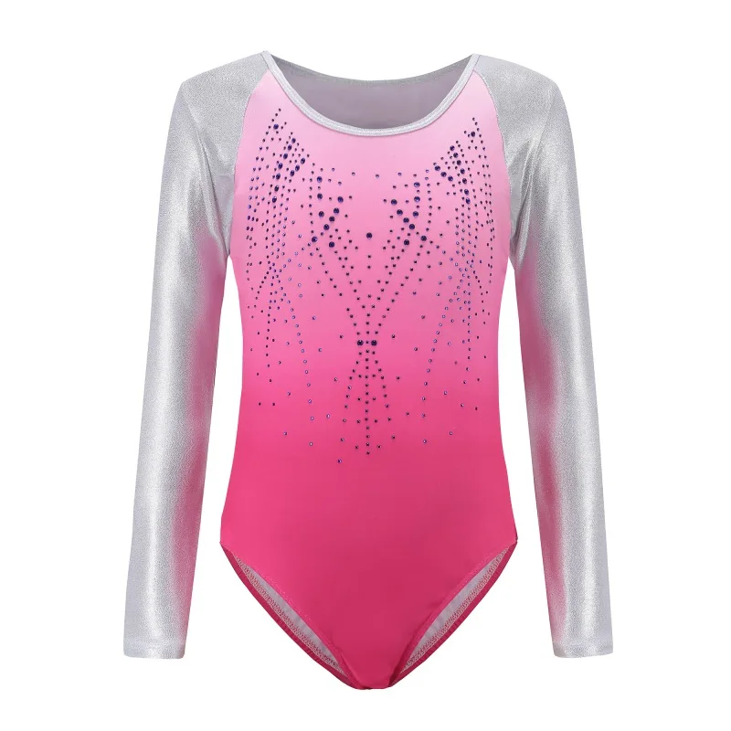 Children's ballet gymnastics suit dance practice clothes dance clothes girls Long sleeve diamond pattern body suit new
Children's ballet gymnastics suit dance practice clothes dance clothes girls Long sleeve diamond pattern body suit new