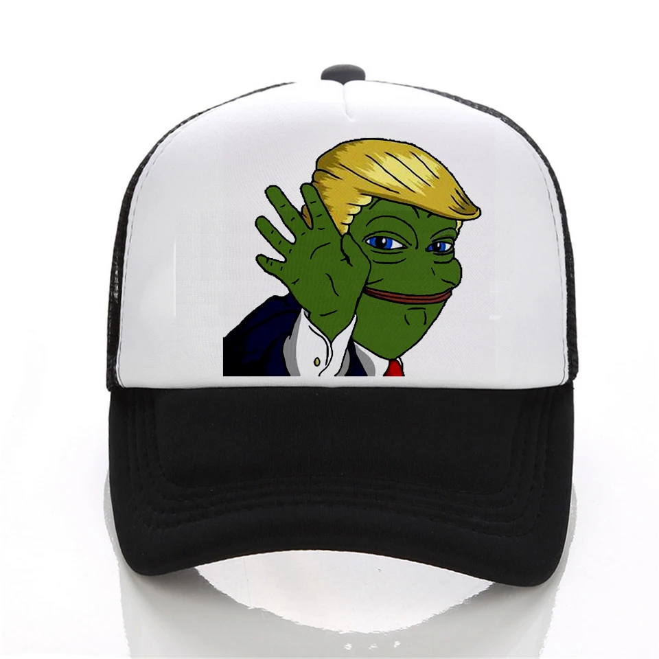 Fashion Hot Sale Men Snapback Baseball Caps Women Sad Frog Cattoon Pattern Hip Hop Hat Donald Trump Hat
Fashion Hot Sale Men Snapback Baseball Caps Women Sad Frog Cattoon Pattern Hip Hop Hat Donald Trump Hat
