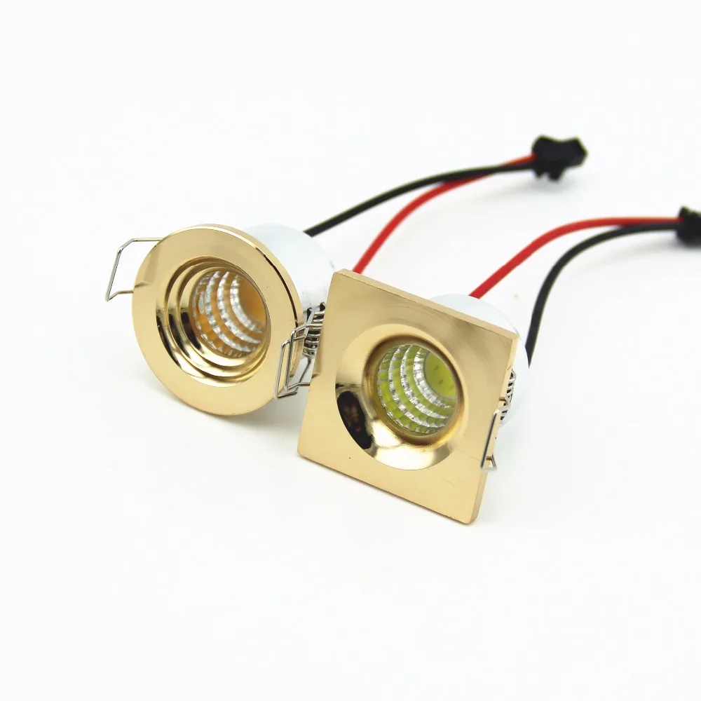 10pcs 3W Round Square LED Cabinet Down lights DC12/24V Golden Color Mini COB Jewelry Downlights Lamps Including Driver
10pcs 3W Round Square LED Cabinet Down lights DC12/24V Golden Color Mini COB Jewelry Downlights Lamps Including Driver