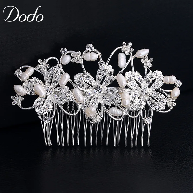 Женский гребень для волос с искусственным жемчугом и кристаллами|head piece jewelry|wedding