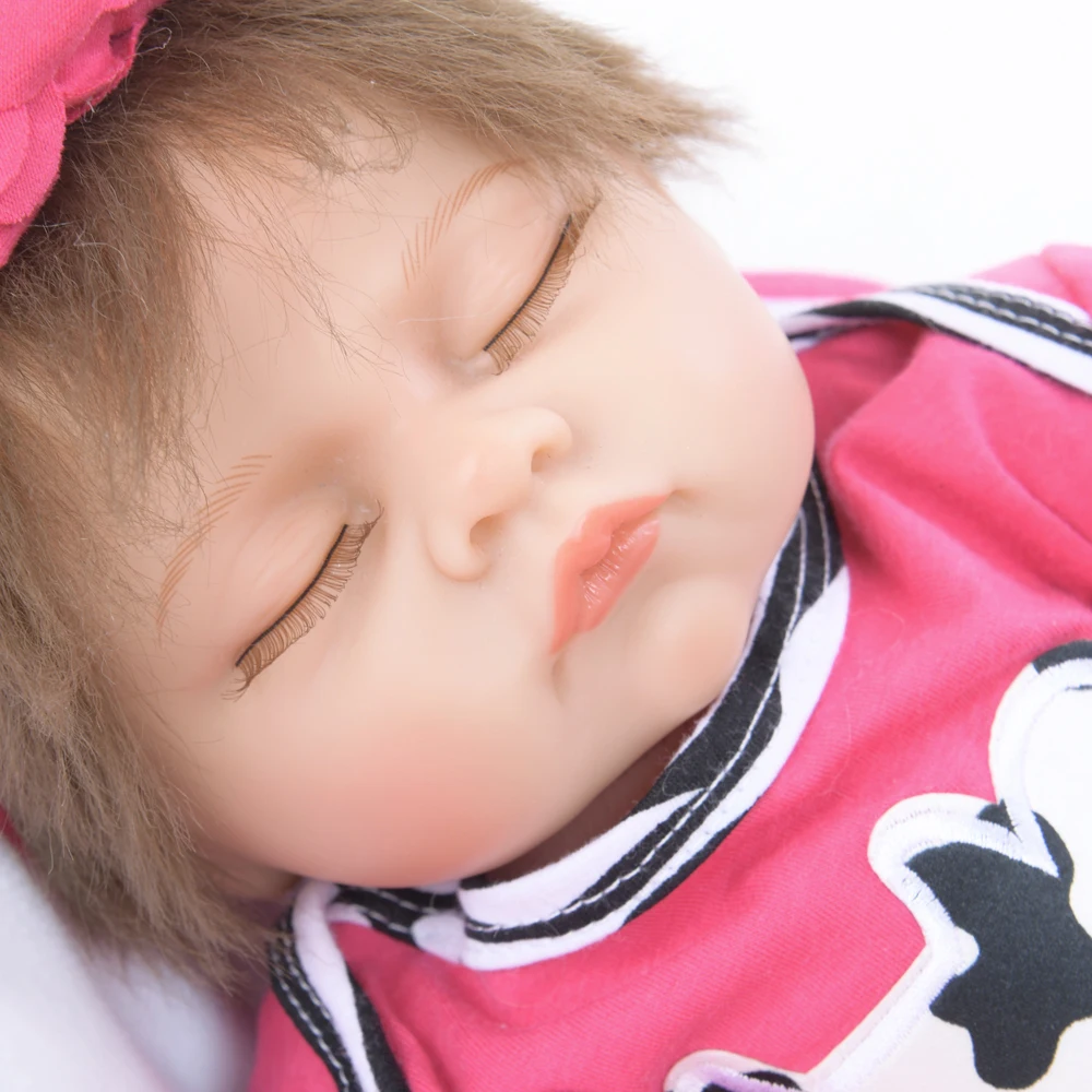 Feelwind Factory New Design Soft Cloth Body 22" 55CM Mohair Cotton Body Newborn Baby Doll Kits For Kids
Feelwind Factory New Design Soft Cloth Body 22" 55CM Mohair Cotton Body Newborn Baby Doll Kits For Kids