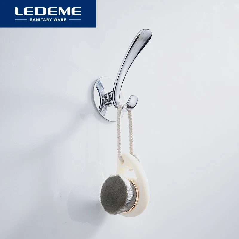 LEDEME Robe Hooks Bathroom Accessories Robe Hook Solid Brushed Chrome Viscose Towel Coat Metal Wall Hooks Hat Hanger L202-4
LEDEME Robe Hooks Bathroom Accessories Robe Hook Solid Brushed Chrome Viscose Towel Coat Metal Wall Hooks Hat Hanger L202-4