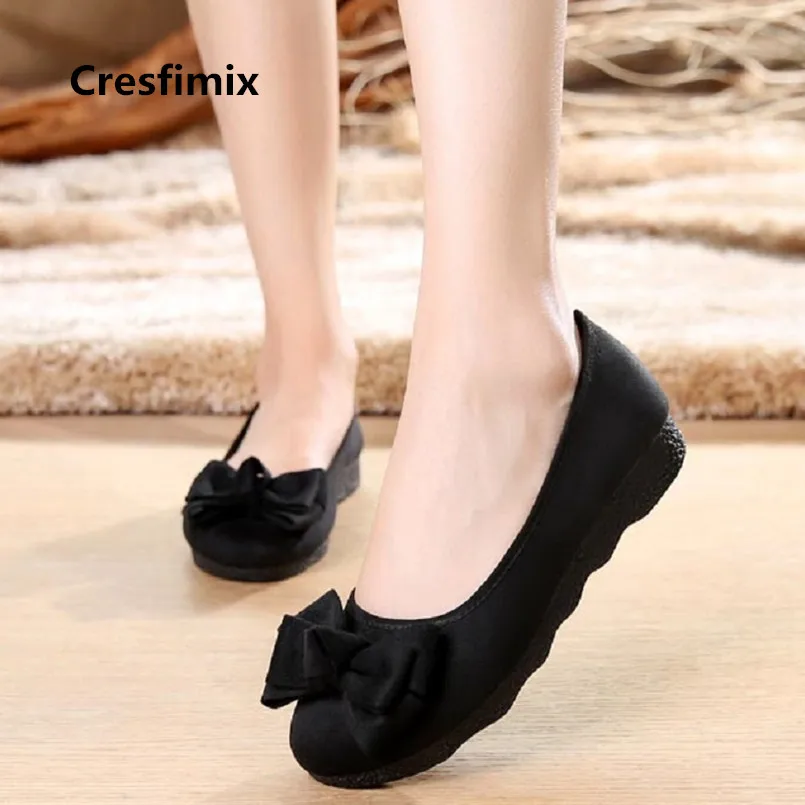 Chaussures Plates Femmes Women Fashion Classic Black Home & Outside Slippers Lady Retro Casual Bow Tie Slip on Flat Shoes E3529
Chaussures Plates Femmes Women Fashion Classic Black Home & Outside Slippers Lady Retro Casual Bow Tie Slip on Flat Shoes E3529