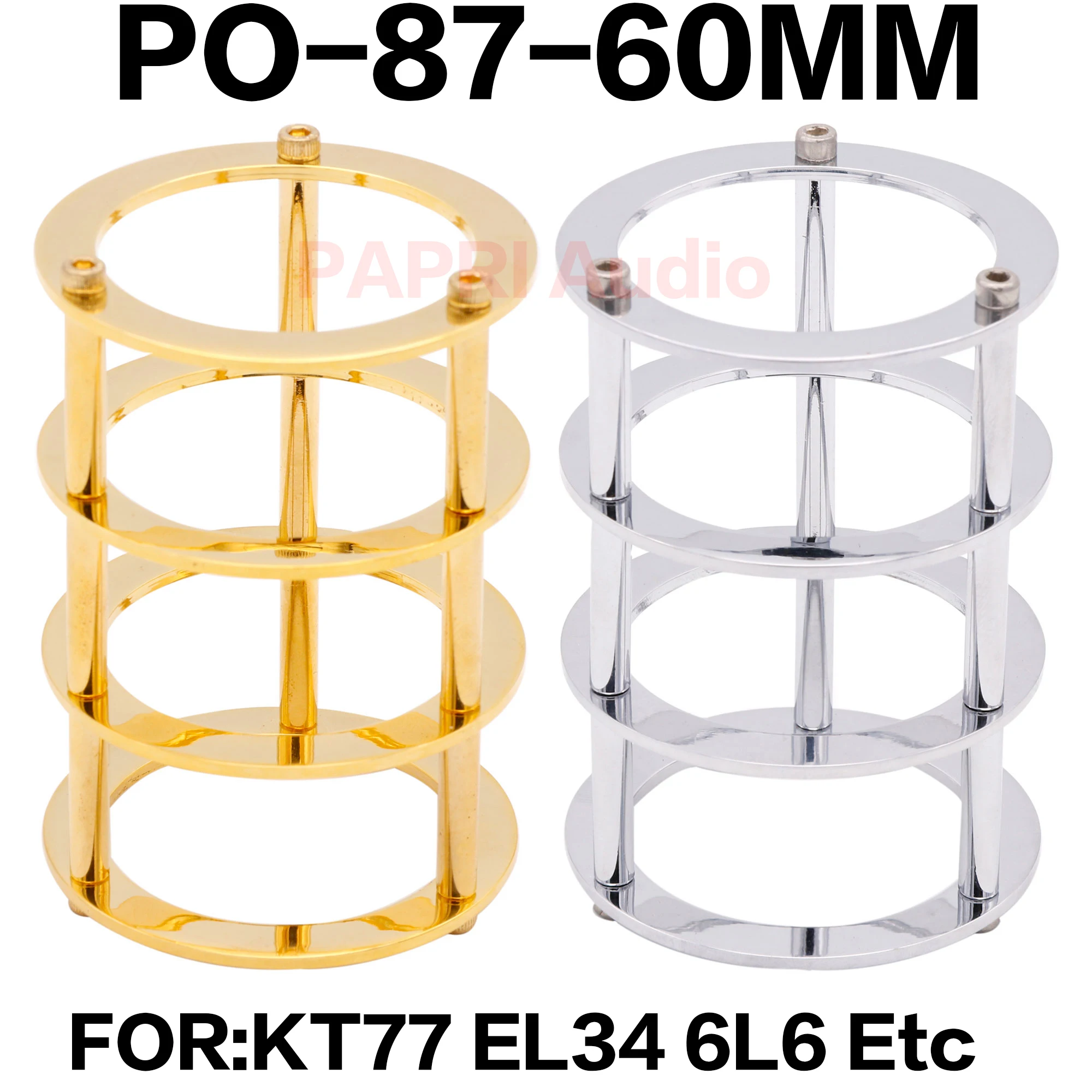 PAPRI Vacuum Tube Guard Protector Cover Gold Plated Rhodium Plated Brass For EL34 6L6 HIFI Vintage Audio Amplifier DIY
PAPRI Vacuum Tube Guard Protector Cover Gold Plated Rhodium Plated Brass For EL34 6L6 HIFI Vintage Audio Amplifier DIY