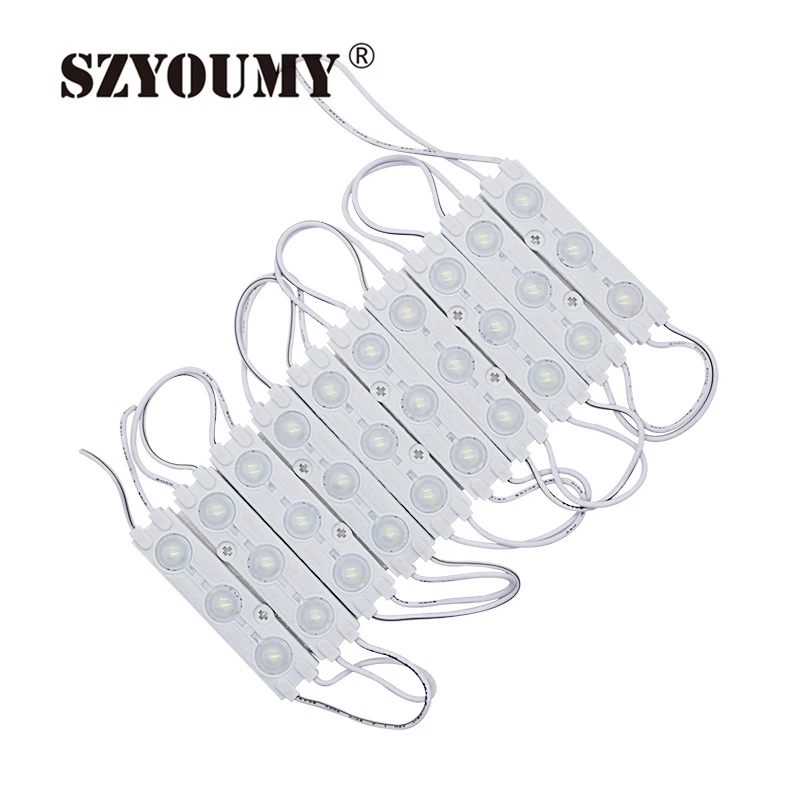 SZYOUMY DC12V 5730 SMD 3 светодиодный модуль впрыска 5730 жесткая полоса свет лампы Водонепроницаемый IP65 декоративный белый красный зеленый синий
SZYOUMY DC12V 5730 SMD 3 светодиодный модуль впрыска 5730 жесткая полоса свет лампы Водонепроницаемый IP65 декоративный белый красный зеленый синий