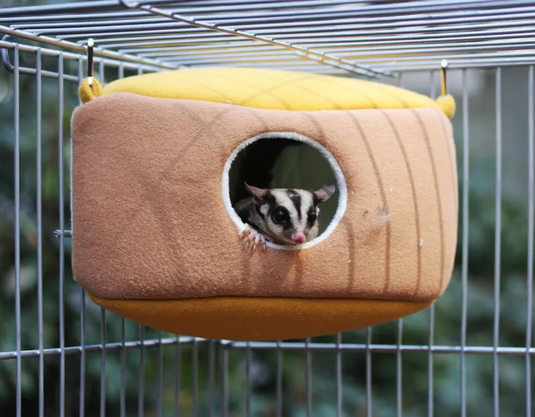 Golden flower squirrel honey bag warm nest winter bed can be hung golden bear cake nest small pet supplies
Golden flower squirrel honey bag warm nest winter bed can be hung golden bear cake nest small pet supplies
