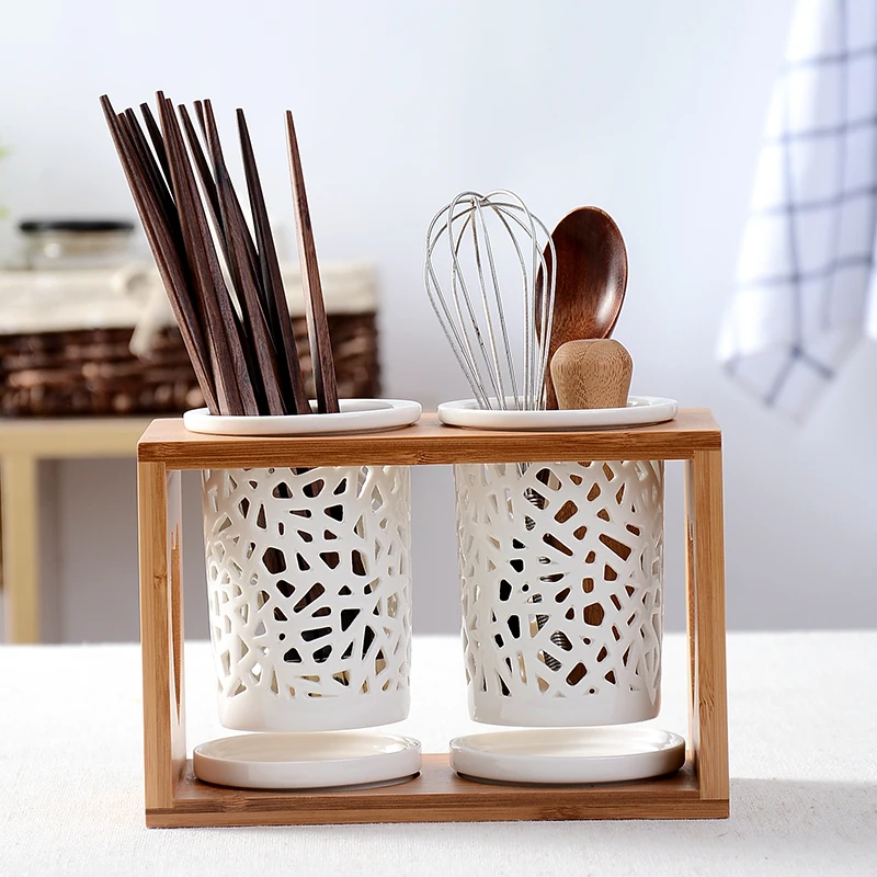Creative Hollow Ceramic Bamboo Chopsticks Tube Cylinder Mouldproof Home Drop Chopsticks Storage Box Holder Kitchen Supplies
Creative Hollow Ceramic Bamboo Chopsticks Tube Cylinder Mouldproof Home Drop Chopsticks Storage Box Holder Kitchen Supplies