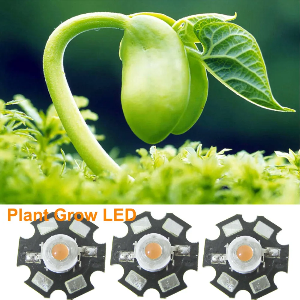 100PCS 3W BridgeLux High Power full spectrum 400nm-840nm LED Bead Grow Plant light with 20mm Star Base
100PCS 3W BridgeLux High Power full spectrum 400nm-840nm LED Bead Grow Plant light with 20mm Star Base