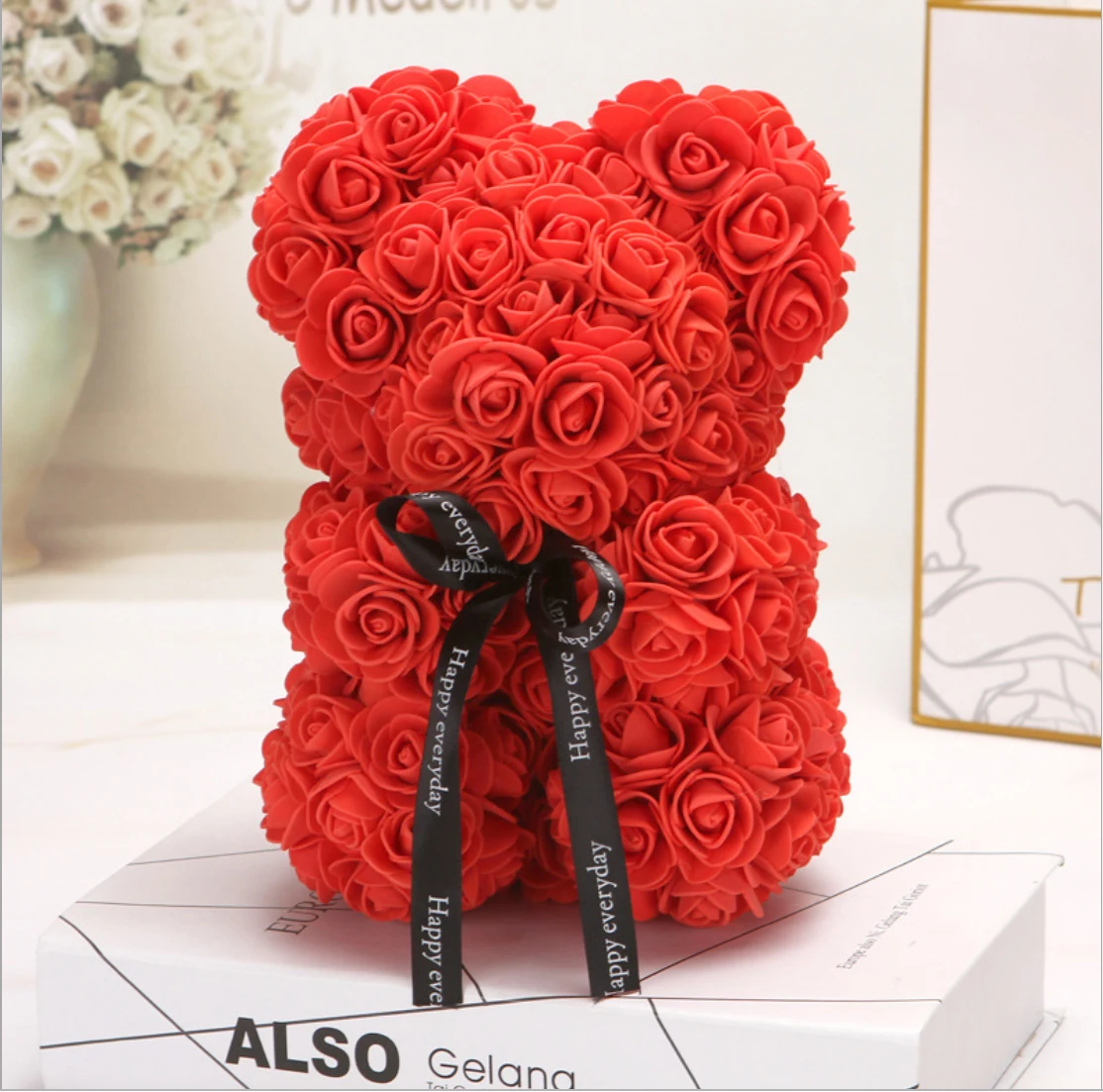 Red Rose Bear 25cm Flower Bear Roses Artificial Valentines Romantic Gift Girlfriend Anniversary Birthday Present Foam
Red Rose Bear 25cm Flower Bear Roses Artificial Valentines Romantic Gift Girlfriend Anniversary Birthday Present Foam
