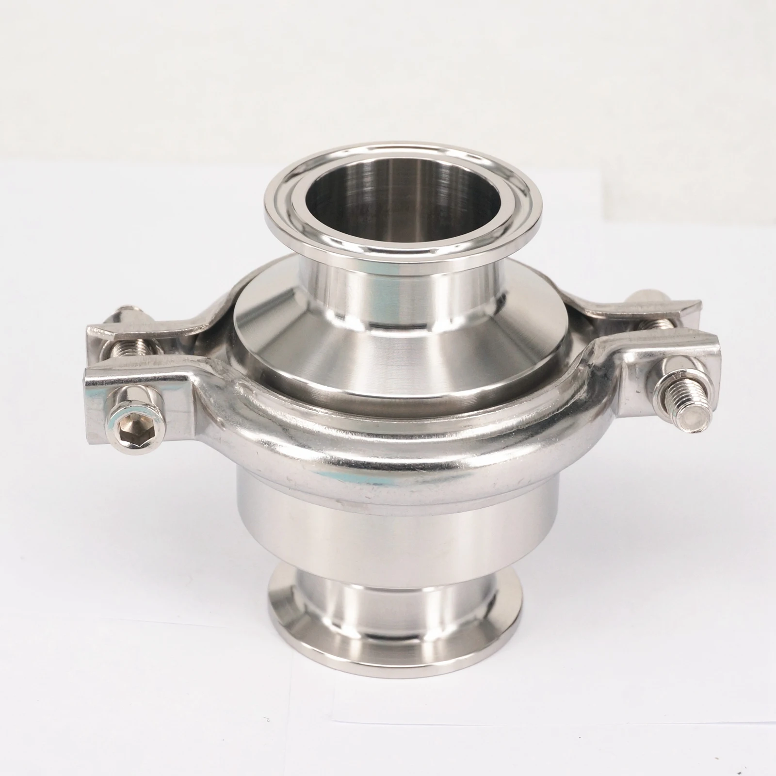 Fit 1-1/2" 38mm Pipe OD Tri Clamp 1.5" Ferrule OD 50.5mm 304 Stainless Sanitary Check Valve One Way Non-return Brew Wine Beer
Fit 1-1/2" 38mm Pipe OD Tri Clamp 1.5" Ferrule OD 50.5mm 304 Stainless Sanitary Check Valve One Way Non-return Brew Wine Beer