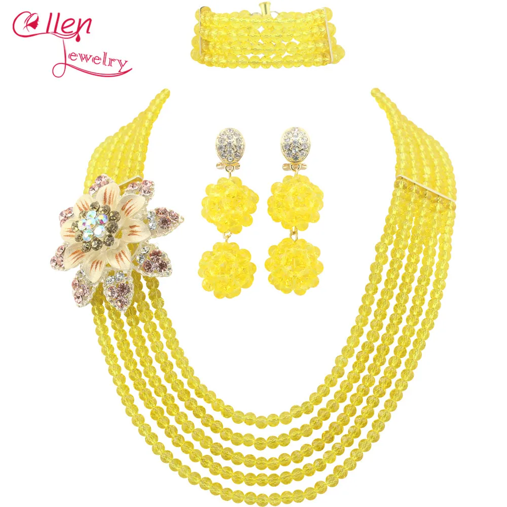 African Beads Jewelry Sets Nigerian Wedding bridal necklace set dubai women Crystal Jewelry Set W8144
African Beads Jewelry Sets Nigerian Wedding bridal necklace set dubai women Crystal Jewelry Set W8144