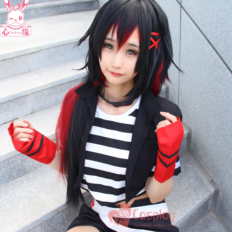 Anime AOTU Cosplay Ghost fox Cos Halloween Party Full Set 7in1(Striped T-shirt + Jacket + Pants + Belt + Gloves + Socks+ear)
Anime AOTU Cosplay Ghost fox Cos Halloween Party Full Set 7in1(Striped T-shirt + Jacket + Pants + Belt + Gloves + Socks+ear)