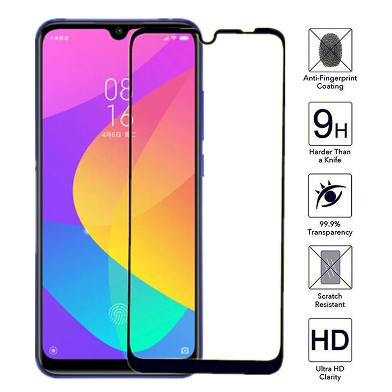 2 in 1 Glass On For Xiaomi mi 9 se 9t pro cc9 cc9e Camera Lens Film Screen Protector Tempered on xiomi mi9 mi9se mi9t cc | Мобильные