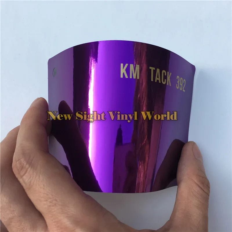 High Quality Stretchable Purple Chrome Vinyl Film Foil For Car Wrapping Bubble Free
High Quality Stretchable Purple Chrome Vinyl Film Foil For Car Wrapping Bubble Free