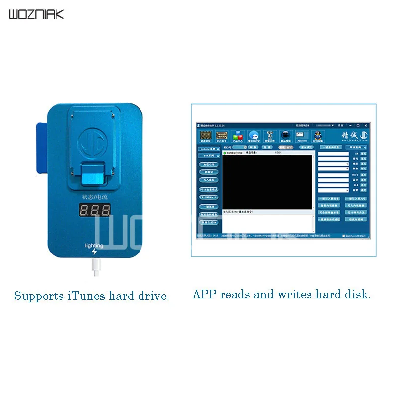 Для iphone 6S/6S p/SE/7/P Pad PCIe nand flash ic программист диск тесты инструмент исправить ремонт