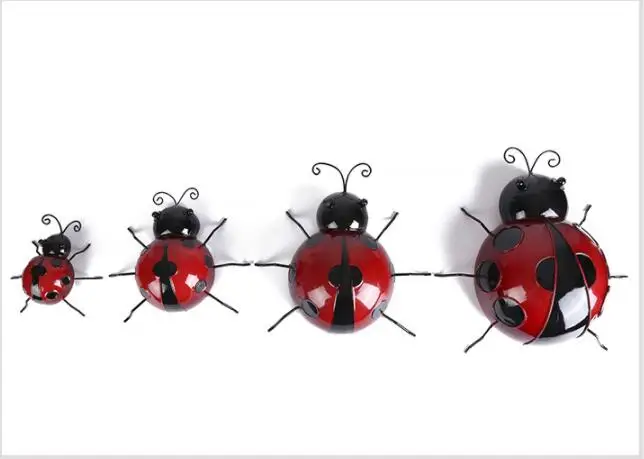 Ladybug wrought iron wall hanging metal animal wall hanging crafts iron pendant animal home decorations
Ladybug wrought iron wall hanging metal animal wall hanging crafts iron pendant animal home decorations