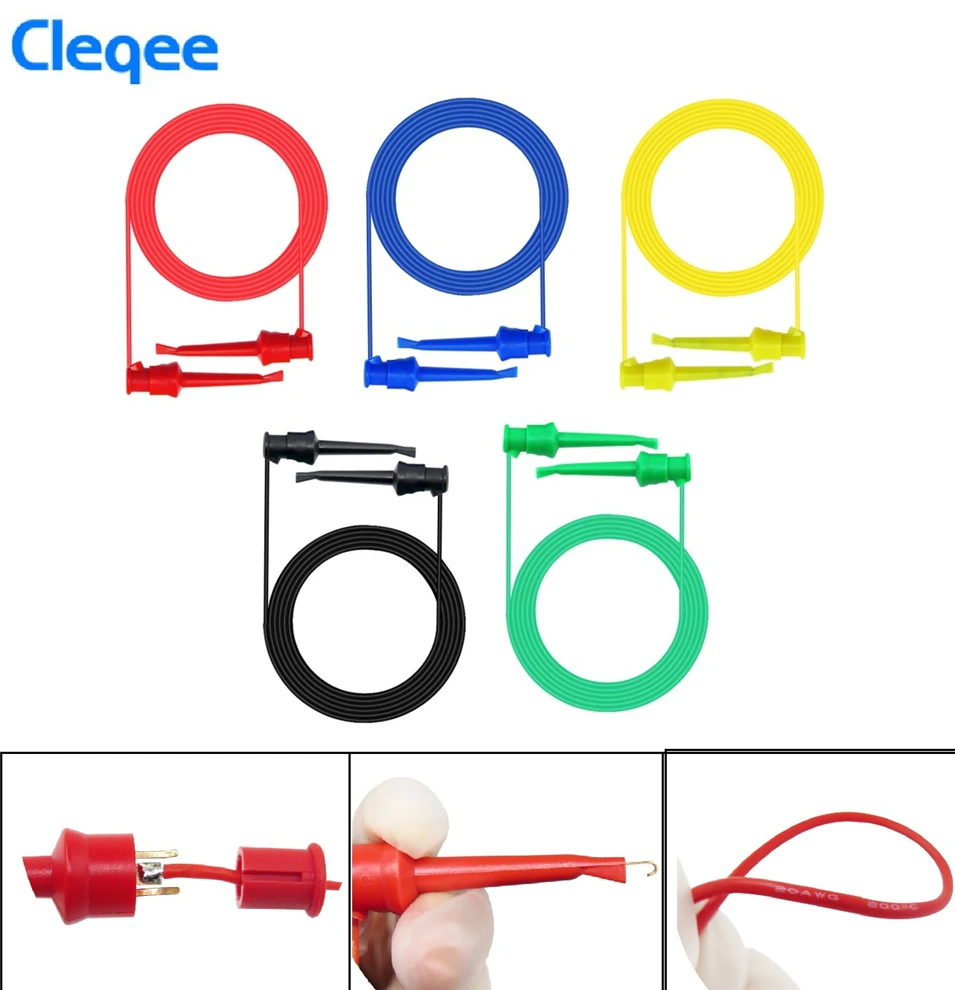 Новинка Cleqee P1520 5 шт. мультиметр электрический тестирование ing двойной SMD IC тестовый крючок свинцовый силиконовый кабель 50 см 5 цветов
Новинка Cleqee P1520 5 шт. мультиметр электрический тестирование ing двойной SMD IC тестовый крючок свинцовый силиконовый кабель 50 см 5 цветов