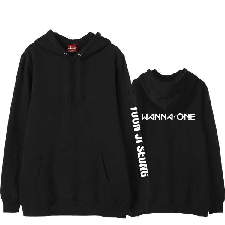 Kpop wanna one new arrival member name printing on sleeve hoodies for fans supportive unisex fleece pullover sweatshirt
Kpop wanna one new arrival member name printing on sleeve hoodies for fans supportive unisex fleece pullover sweatshirt