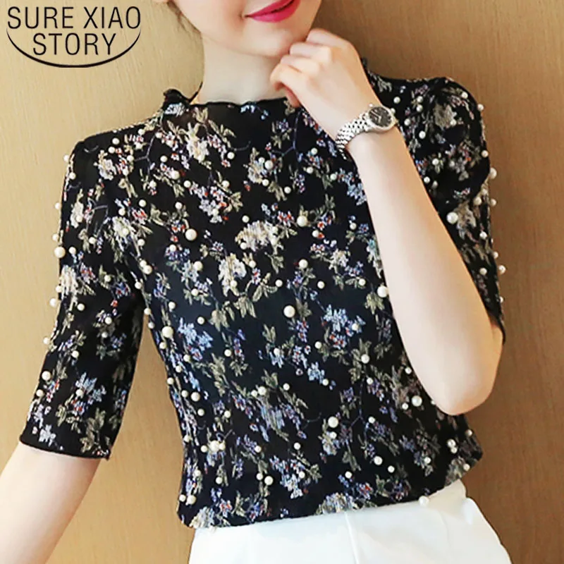 Women tops and blouse 2021 harajuku chiffon blouse korean fashion clothing Beading Floral Stand ladies tops women shirts 3196 50
Women tops and blouse 2021 harajuku chiffon blouse korean fashion clothing Beading Floral Stand ladies tops women shirts 3196 50