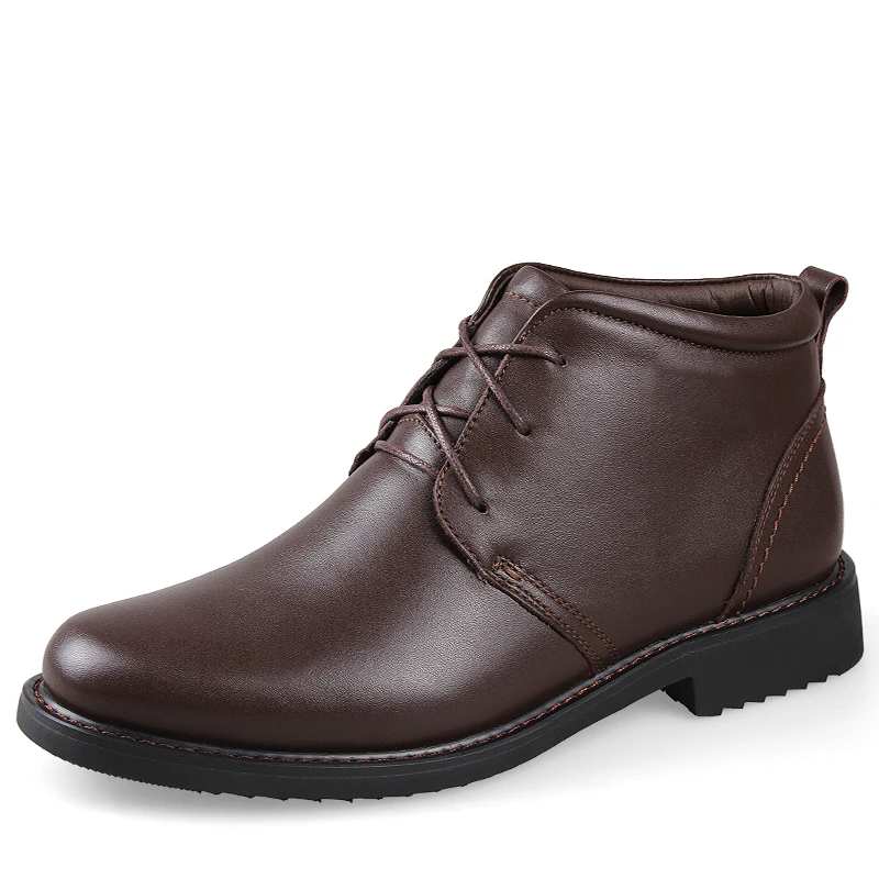England style men plus size winter snow fur cow leather boots warm plush ankle boot gentleman genuine leather shoes male sapatos
England style men plus size winter snow fur cow leather boots warm plush ankle boot gentleman genuine leather shoes male sapatos