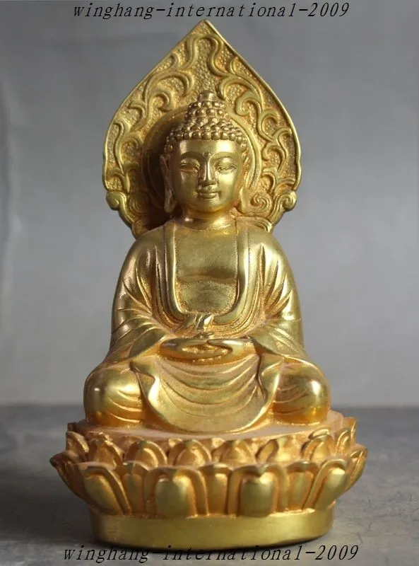 Рождественская тибетская буддистская позолоченная бронза Tathagata ambitha Sakyamuni статуя Будды Шакьямуни Хэллоуин
Рождественская тибетская буддистская позолоченная бронза Tathagata ambitha Sakyamuni статуя Будды Шакьямуни Хэллоуин