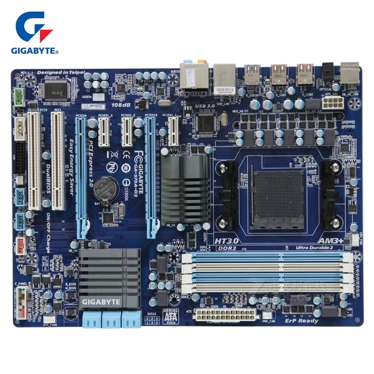 Материнская плата, для AMD 970 Socket AM3 +/AM3, Gigabyte GA-970A-D3, DDR3 32 ГБ, Gigabyte 970A, для настольного ПК, 970A-D3, USB 3,0, б/у
Материнская плата, для AMD 970 Socket AM3 +/AM3, Gigabyte GA-970A-D3, DDR3 32 ГБ, Gigabyte 970A, для настольного ПК, 970A-D3, USB 3,0, б/у