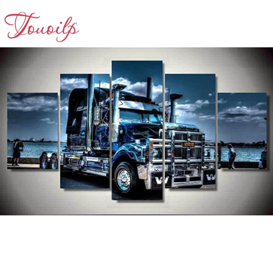 5D Diamond Painting Cross Stitch Mosaic home Decoration Diy full Diamond Embroidery truck 5 pcs Wall sticker art children's room
5D Diamond Painting Cross Stitch Mosaic home Decoration Diy full Diamond Embroidery truck 5 pcs Wall sticker art children's room