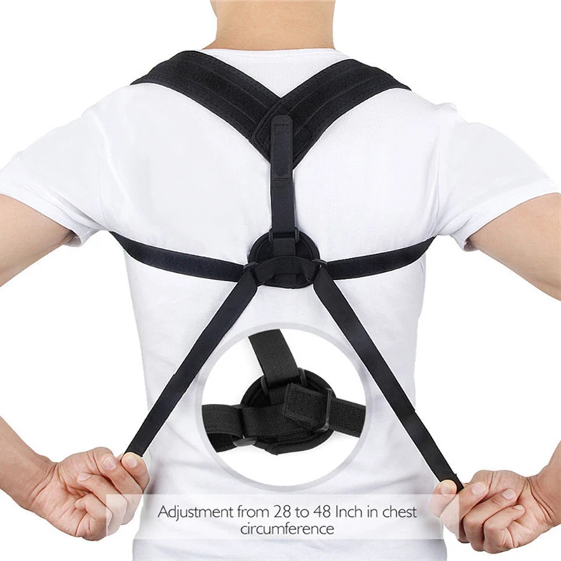 Adjustable Back Posture Corrector Clavicle Spine Back Shoulder Lumbar Brace Support Belt Posture Correction Prevents Slouching
Adjustable Back Posture Corrector Clavicle Spine Back Shoulder Lumbar Brace Support Belt Posture Correction Prevents Slouching