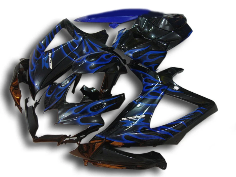 Комплект обтекателей под давлением для GSXR600 750 K8 08 09 GSXR 600 GSXR750 2008 2009 черные
