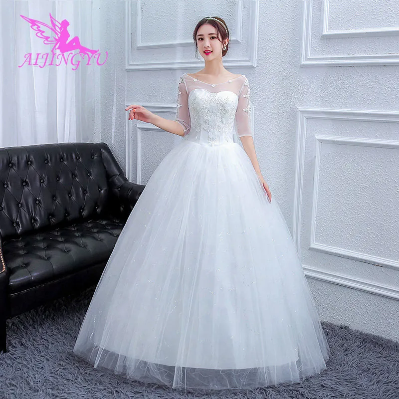 AIJINGYU 2021 sweet Customized new hot selling cheap ball gown lace up back formal bride dresses wedding dress FU215
AIJINGYU 2021 sweet Customized new hot selling cheap ball gown lace up back formal bride dresses wedding dress FU215