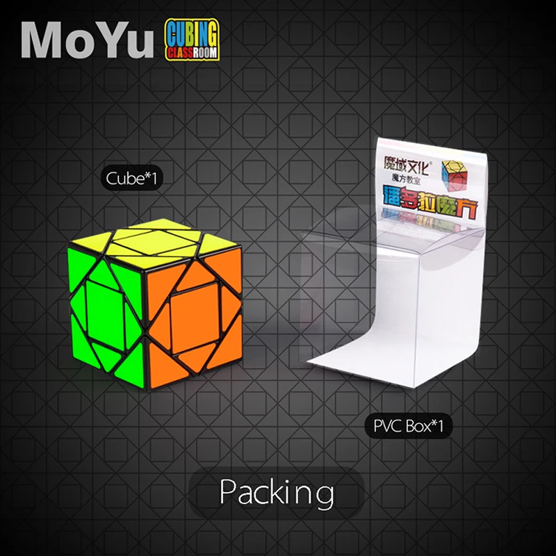 MOYU Cube Professional Skew Speed Cube Cubo Magico Puzzle Infinity Cube Educational Toys Antistress for Children with Bracket
MOYU Cube Professional Skew Speed Cube Cubo Magico Puzzle Infinity Cube Educational Toys Antistress for Children with Bracket