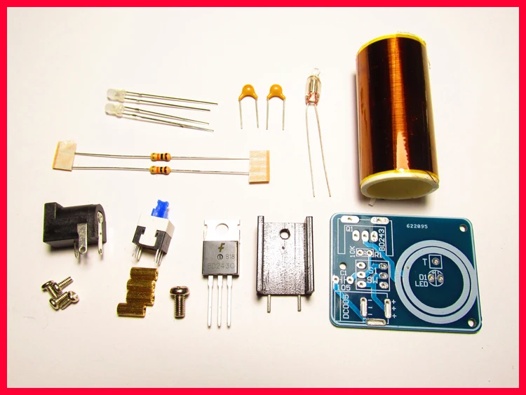 1SET ,BD243 Mini Tesla Coil Kit Magic Prop DIY Kit Empty Lights Electronic DIY Kit
1SET ,BD243 Mini Tesla Coil Kit Magic Prop DIY Kit Empty Lights Electronic DIY Kit