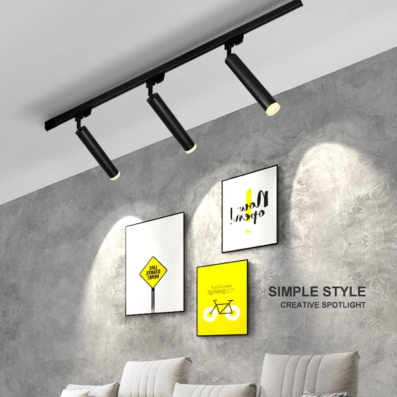 Small Epistar LED COB Track Rail Light 3W 5W 7W Spotlight Adjustable Rail Track Lighting for Mall Exhibition Office Home
Small Epistar LED COB Track Rail Light 3W 5W 7W Spotlight Adjustable Rail Track Lighting for Mall Exhibition Office Home