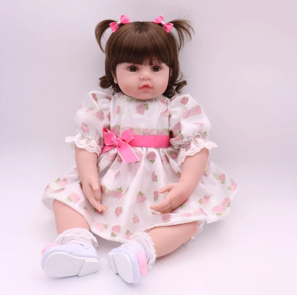 Silicone Reborn Baby Doll Toys 58cm Princess Toddler Babies as Live Bebe Brinquedos Collection Limited Birthday Gift
Silicone Reborn Baby Doll Toys 58cm Princess Toddler Babies as Live Bebe Brinquedos Collection Limited Birthday Gift