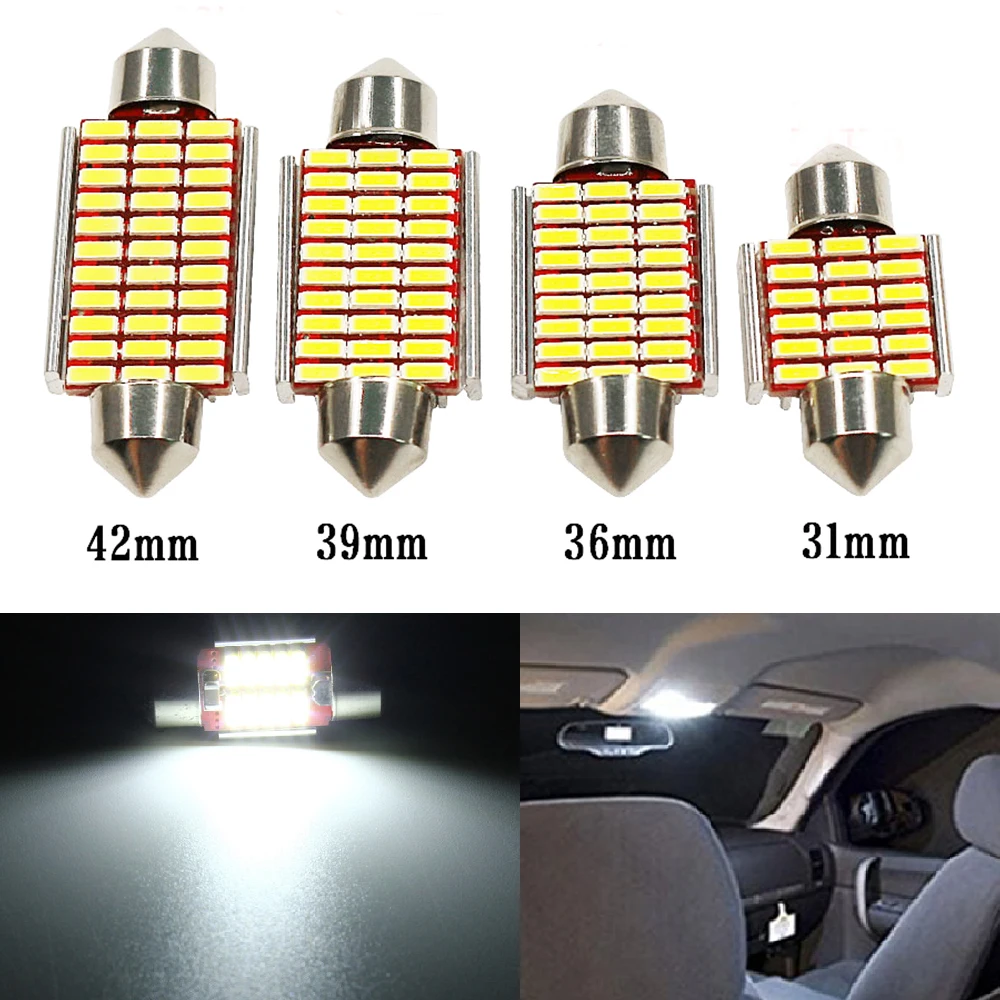 Yushuangyi 10X Auto LED Festoon 31mm 36mm 39mm 41mm 4014 SMD White Car C5W 6418 12V Canbus Reading Dome door Licence lamp bulb
Yushuangyi 10X Auto LED Festoon 31mm 36mm 39mm 41mm 4014 SMD White Car C5W 6418 12V Canbus Reading Dome door Licence lamp bulb