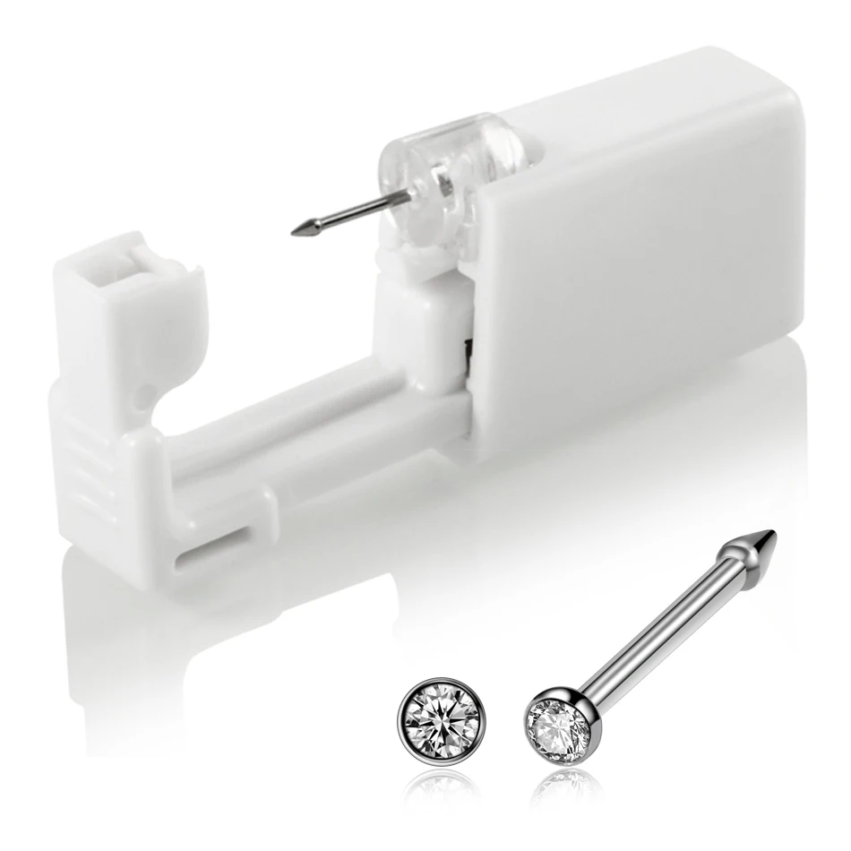 SWANJO 1Pc Steel 20G Piercing Gun Stainless Nose Stud Piercing Tool Nose Ring Gun to Pierce Nose Body Jewelry Piercings Tools
SWANJO 1Pc Steel 20G Piercing Gun Stainless Nose Stud Piercing Tool Nose Ring Gun to Pierce Nose Body Jewelry Piercings Tools