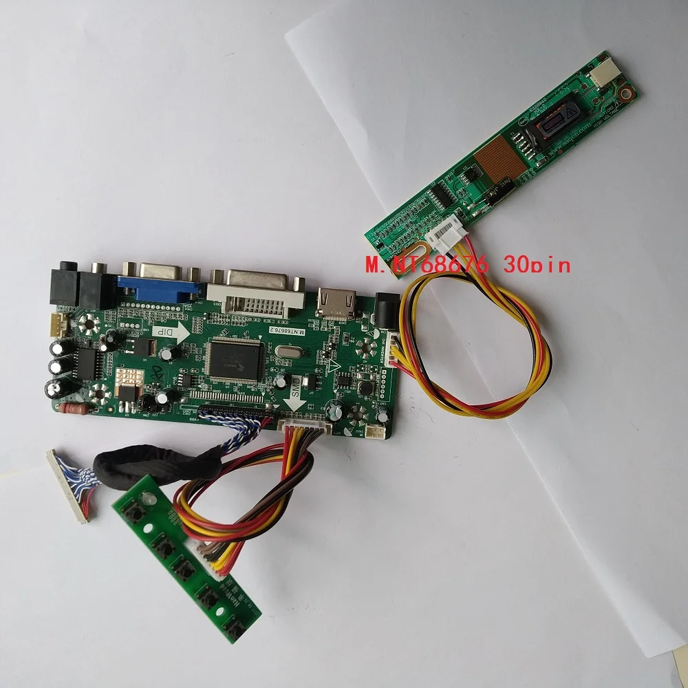 

For B154EW04 V.B VGA HDMI Monitor Kit 1 Lamps Controller board 30pin LVDS 15.4" Screen panel LCD DVI 1280X800