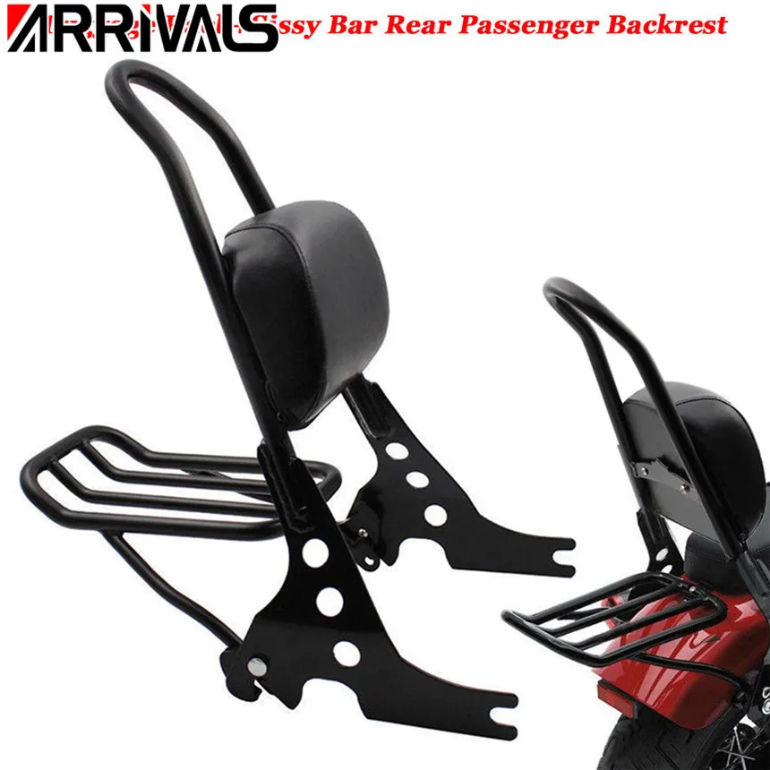 Motorcycle Luggage Rack+Sissy Bar Rear Passenger Backrest Cushion Pad For Harley Sportster 883 1200 XLH XL 883C 883R 1200R 1200C
Motorcycle Luggage Rack+Sissy Bar Rear Passenger Backrest Cushion Pad For Harley Sportster 883 1200 XLH XL 883C 883R 1200R 1200C