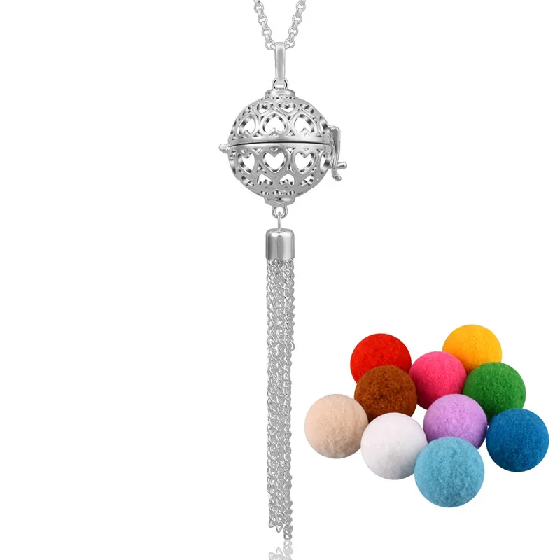 EUDORA 20mm Harmony Ball Chime Tassel Balls Cage Pendant Necklace Locket Pendent for Pregnancy Women Romantic Jewelry K169N20
EUDORA 20mm Harmony Ball Chime Tassel Balls Cage Pendant Necklace Locket Pendent for Pregnancy Women Romantic Jewelry K169N20