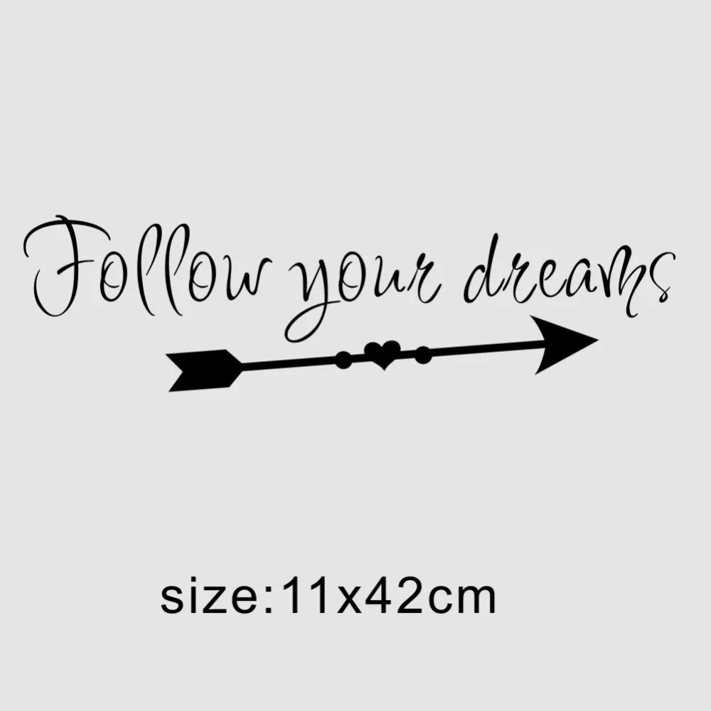 Arrow Wall Decals Follow Your Dreams Inspirational Quote Wall Sticker Vinyl Lettering Kids Room Wall Decor Decals
Arrow Wall Decals Follow Your Dreams Inspirational Quote Wall Sticker Vinyl Lettering Kids Room Wall Decor Decals