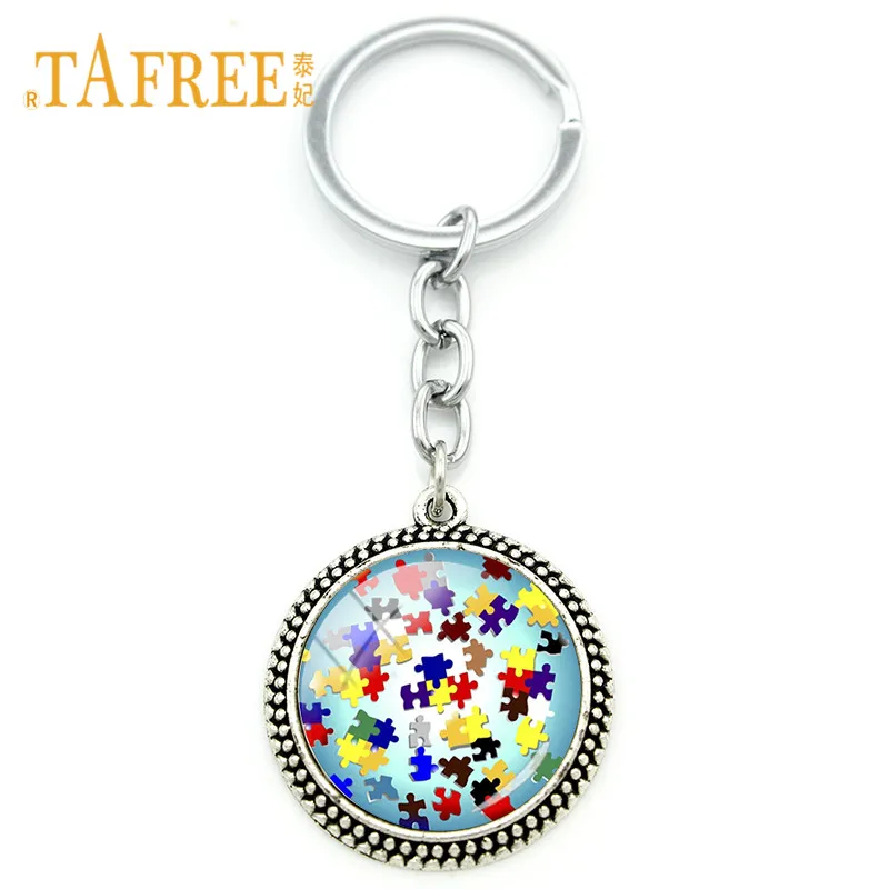 TAFREE New Puzzle Jigsaw Art Pattern Keyrings Key Chain Dinosaur Butterfly Swimming glasses Charms Key Pendant PA11
TAFREE New Puzzle Jigsaw Art Pattern Keyrings Key Chain Dinosaur Butterfly Swimming glasses Charms Key Pendant PA11