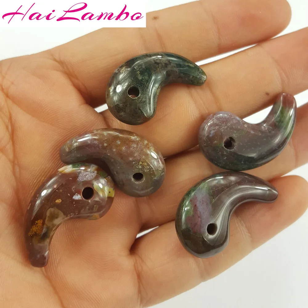 10pcs HaiLambo Fashion Handmade Indian Agates Carved Magatama Pendant Comma Beads Classic Amulet Jewelry Pendants Bead for Gift
10pcs HaiLambo Fashion Handmade Indian Agates Carved Magatama Pendant Comma Beads Classic Amulet Jewelry Pendants Bead for Gift