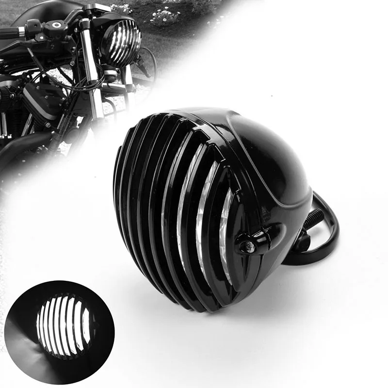 1set 5inch Motorcycle LED Finned Grill Headlight for Cafe Racer Bobber XS650 CB750
1set 5inch Motorcycle LED Finned Grill Headlight for Cafe Racer Bobber XS650 CB750