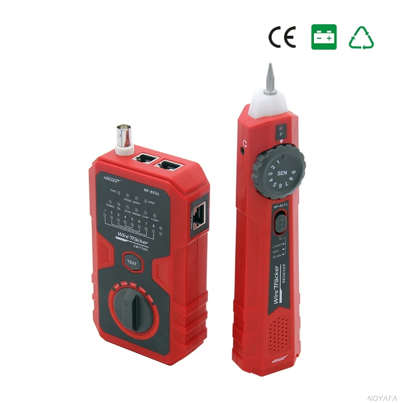 NOYAFA NF-803A проводной трекер для кабеля RJ45 BNC и сетевого кабеля непрерывный мигающий порт
NOYAFA NF-803A проводной трекер для кабеля RJ45 BNC и сетевого кабеля непрерывный мигающий порт