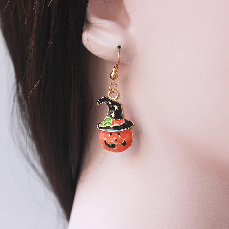 1 Pair Asymmetry Cute Pumpkin Dangle Drop Earring Halloween Gift For Women Handmade Jewelry E111
1 Pair Asymmetry Cute Pumpkin Dangle Drop Earring Halloween Gift For Women Handmade Jewelry E111