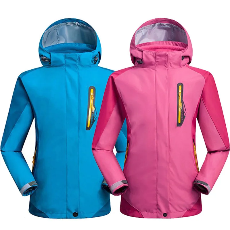 

Children Autumn Winter 3 in 1 Removable Two-piece Jackets Waterproof Fleece warm Hooded Softshell Coat Camping Hiking Ski Jacke