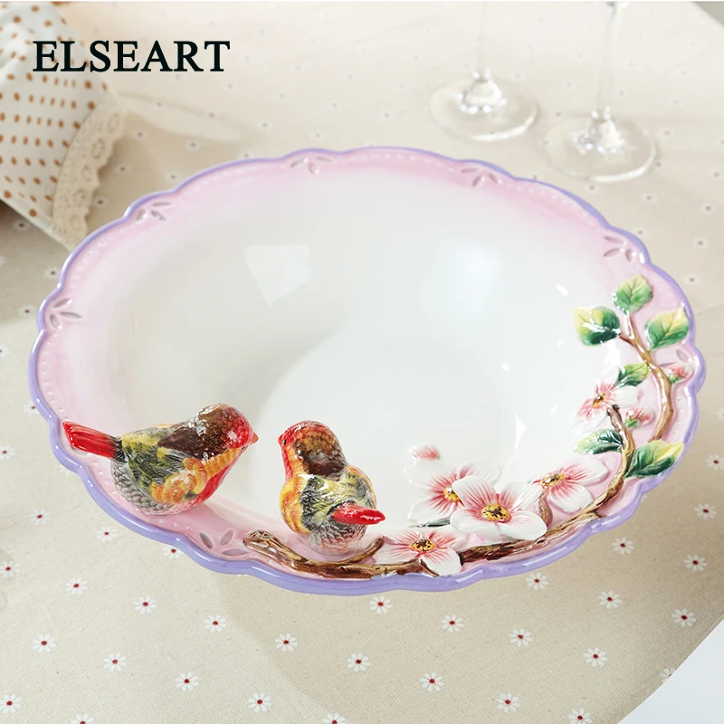 Ceramic fruit plate with red bird lover animal porcelain bowl dish figurine for candy decoration home deco
Ceramic fruit plate with red bird lover animal porcelain bowl dish figurine for candy decoration home deco