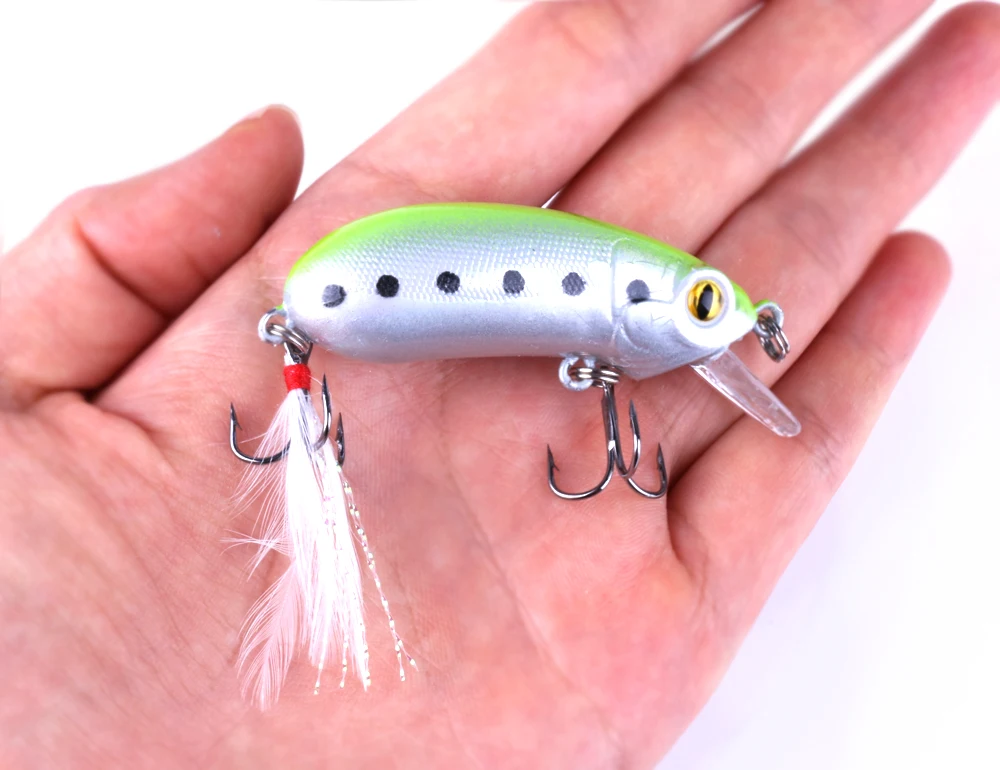 HENGJIA 59 мм 10 г Топ воды рыболовные приманки Crankbait плавательный искусственные Swimbait