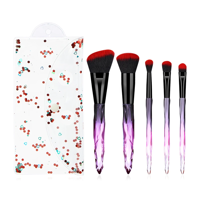 5-piece crystal gradient style makeup brush set foundation blush eye shadow concealer lip makeup makeup brush beauty tools
5-piece crystal gradient style makeup brush set foundation blush eye shadow concealer lip makeup makeup brush beauty tools